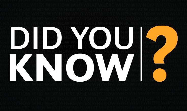 did you know? did you know?